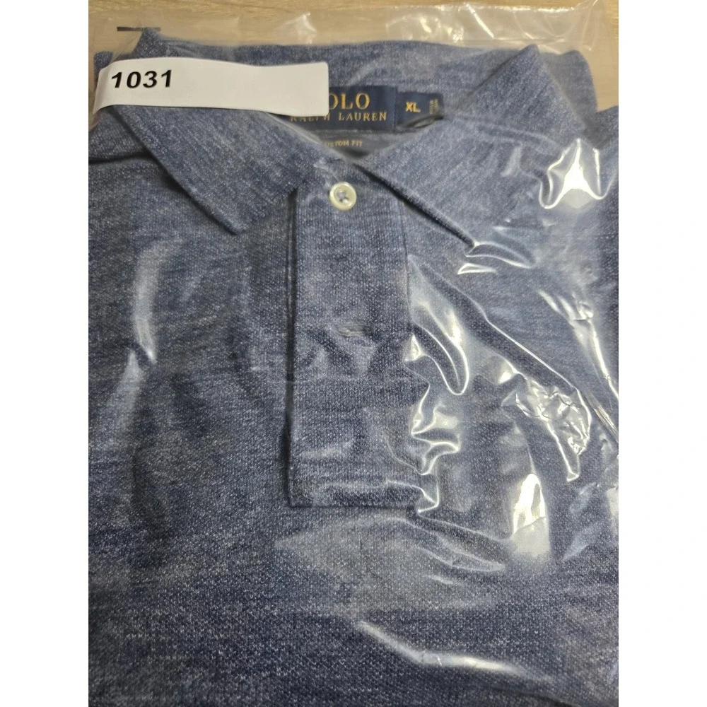 Polo Ralph Lauren Polo Shirt Mens‎ Extra Large Blue Cotton Short Sleeve